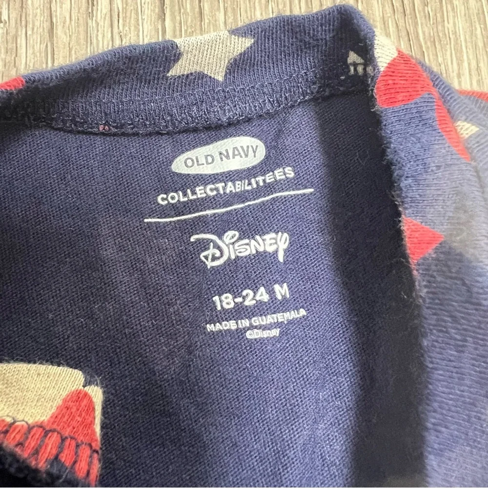 OLD NAVY DISNEY MINNIE MOUSE PATRIOTIC SLEEVELESS DRESS BLUE 18-24MO